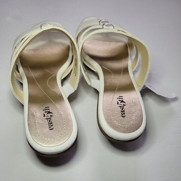 East 5th Elden White Sandals Women's Size 8 NWT - Picture 3 of 6